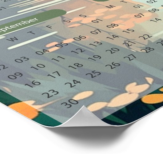 friedliche Lücke 2024 Poster (Ecke)