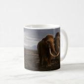 Friedliche Mammut-Verbindung Kaffeetasse (VorderseiteRechts)