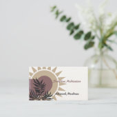 Friedliche Mediationsberatungskarte Visitenkarte (Stehend Vorderseite)