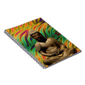 Friedliche Meditation von Buddha Prints Notizblock (Rechte Seite)