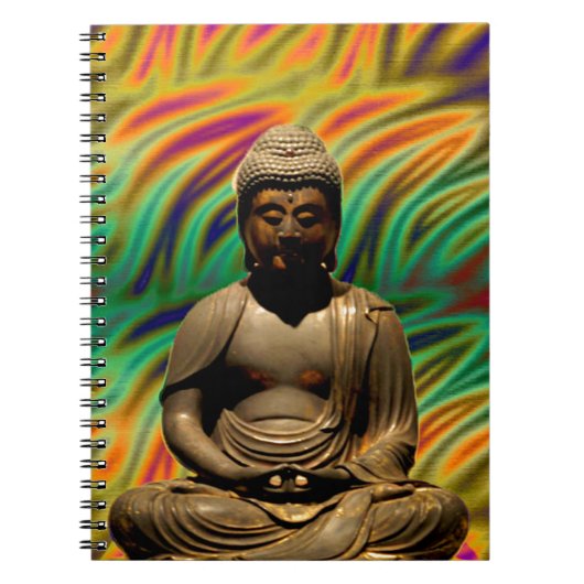 Friedliche Meditation von Buddha Prints Notizblock (Vorderseite)