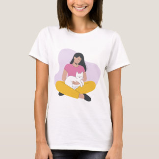 Friedliche Momente mit meinem Katze T-Shirt
