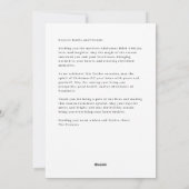 Friedliche Moments Holiday Fotokarte Feiertagskarte (Rückseite)