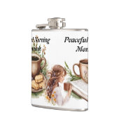 Friedliche Morgenstunden Flachmann (Links)