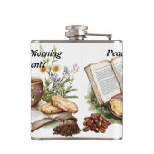 Friedliche Morgenstunden Flachmann (Rückseite)