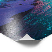 Friedliche Nacht Fotodruck (Ecke)