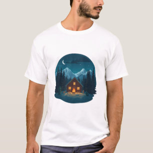 Friedliche Nacht in den Bergen T-Shirt