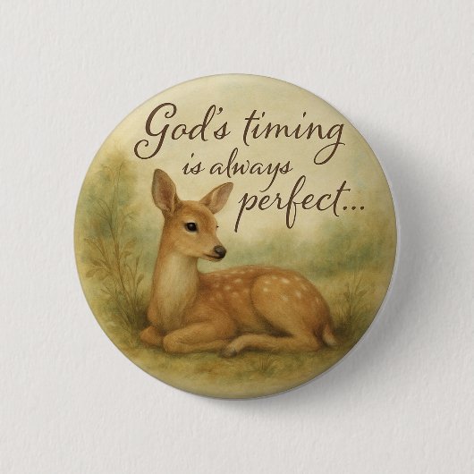 Friedliche Natur Button-Design... Button (Vorderseite)