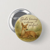 Friedliche Natur Button-Design... Button (Vorne & Hinten)