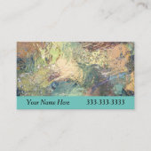 Friedliche Naturerde-Tones Visitenkarte (Vorderseite)