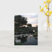 Friedliche Notecard Karte (Gelbe Blume)
