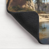 Friedliche Oase Mousepad (Ecke)