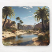 Friedliche Oase Mousepad (Vorne)