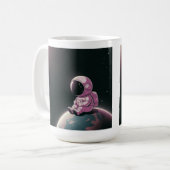 Friedliche Orbit - Kosmische Tasse (Vorderseite Links)