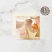 Friedliche Orchid-Design-Flachbildschirm Mitteilungskarte (Vorderseite/Rückseite Beispiel)