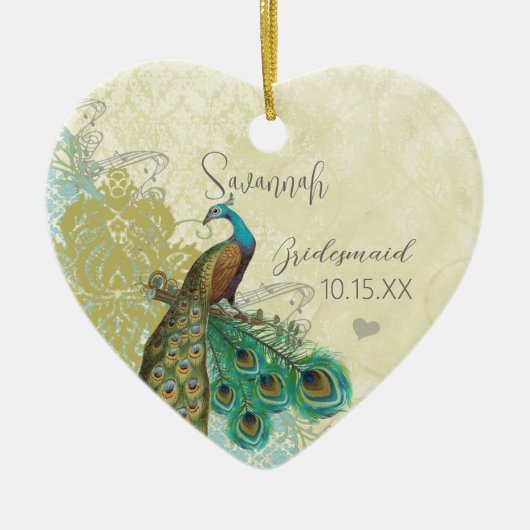 Friedliche Ornamente der Vintagen Vogelarten-Trauz (Vorne)