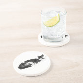 Friedliche Pause Getränkeuntersetzer (Seite)