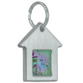 Friedliche Pet-Tag Tiermarke (Vorderseite links)