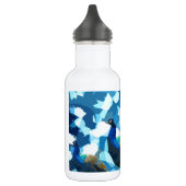 Friedliche Pfaus Trinkflasche (Links)