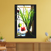 Friedliche Pflanze Leinwanddruck (Insitu (Wohnzimmer))