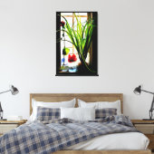 Friedliche Pflanze Leinwanddruck (Insitu (Schlafzimmer))