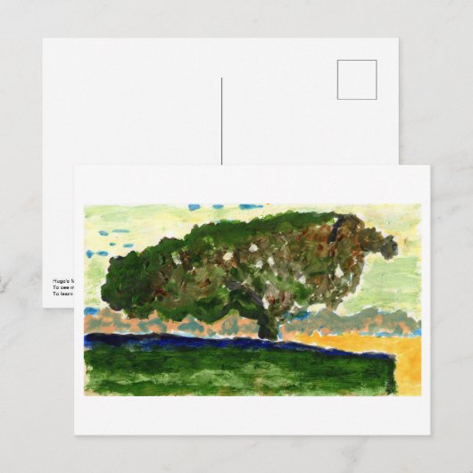 Friedliche Postkarte (Vorne/Hinten)