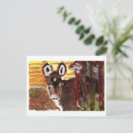 Friedliche Postkarte (Stehend Vorderseite)