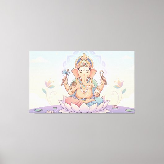Friedliche Präsenz Leinwanddruck (Vorderseite)