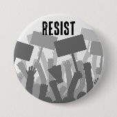Friedliche Protesttaste Button (Vorderseite)