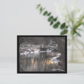 Friedliche Reflektion Postkarte (Stehend Vorderseite)