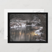 Friedliche Reflektion Postkarte (Vorne/Hinten)