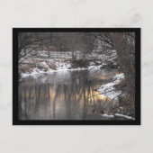 Friedliche Reflektion Postkarte (Vorderseite)