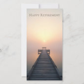 Friedliche Ruhestands-Grußdesign (Vorderseite)