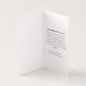 Friedliche Ruhestands-Grußdesign (Innenseite)
