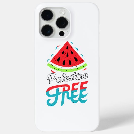 Friedliche Scheiben Watermelon Freie Palästina - U Case-Mate iPhone Hülle (Rückseite)