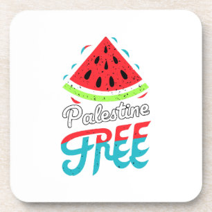Friedliche Scheiben Watermelon Freie Palästina - U Getränkeuntersetzer