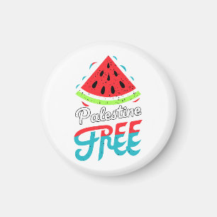 Friedliche Scheiben Watermelon Freie Palästina - U Magnet