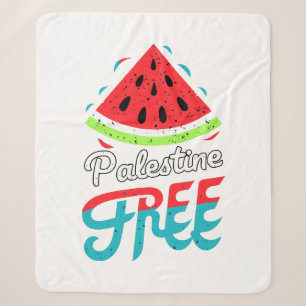 Friedliche Scheiben Watermelon Freie Palästina - U Sherpadecke