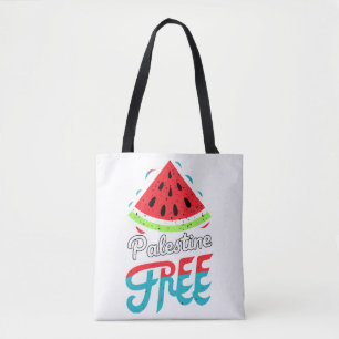 Friedliche Scheiben Watermelon Freie Palästina - U Tasche