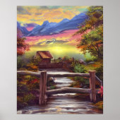 Friedliche Schönheit der Natur Poster (Vorne)