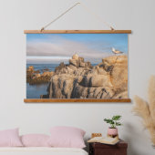 Friedliche Seascape Landschaft Wandteppich Mit Holzrahmen (Schlafzimmer)