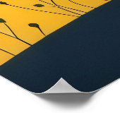 Friedliche Silhouetten Poster (Ecke)