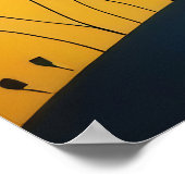 Friedliche Silhouetten Poster (Ecke)