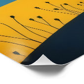 Friedliche Silhouetten Poster (Ecke)