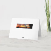 Friedliche Snowy River Scene Karte (Rückseite)