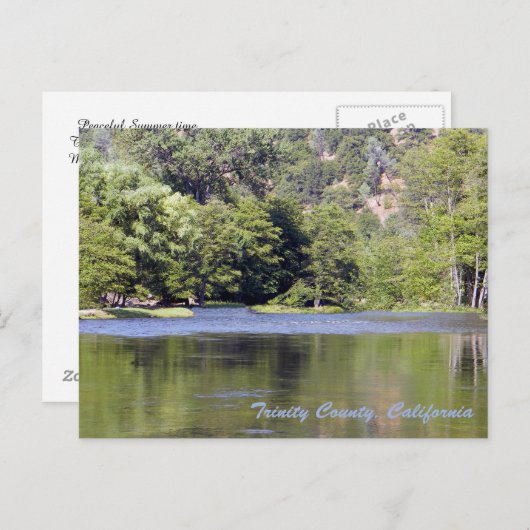 Friedliche Sommerzeit.... Postkarte (Vorne/Hinten)