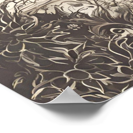 Friedliche Sonnenstrahlen Poster (Ecke)