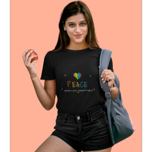 Friedliche Soule, Furchtlose Herzen   Liebe des Fr T-Shirt