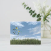 Friedliche Steine - 3D-Darstellung Postkarte (Stehend Vorderseite)