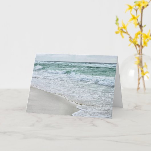 Friedliche Strand Karte (Gelbe Blume)